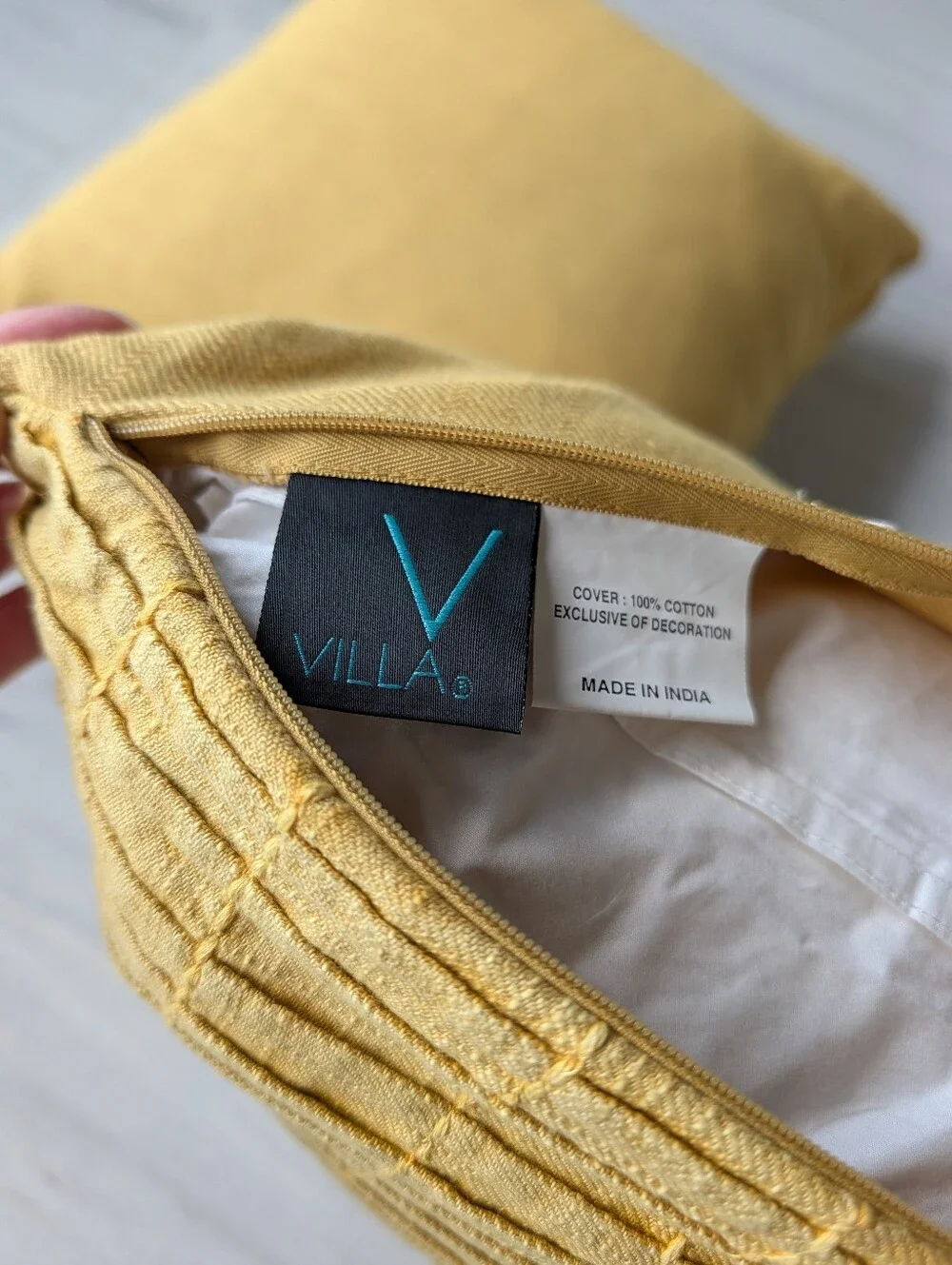 VILLA by CLASSIC HOME pintucked cotton pillows